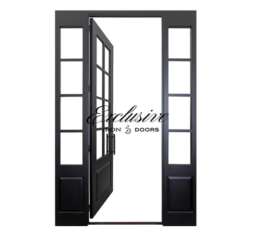 Custom Eleanor 8 Lites Iron Door