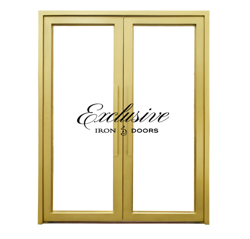 Avenue Double Square Iron Door