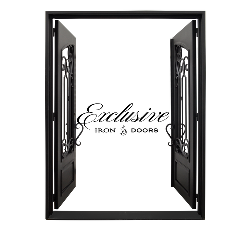 Carol Double Square Iron Door