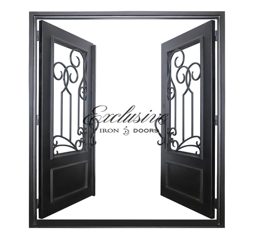 Carol Double Square 2 Iron Door