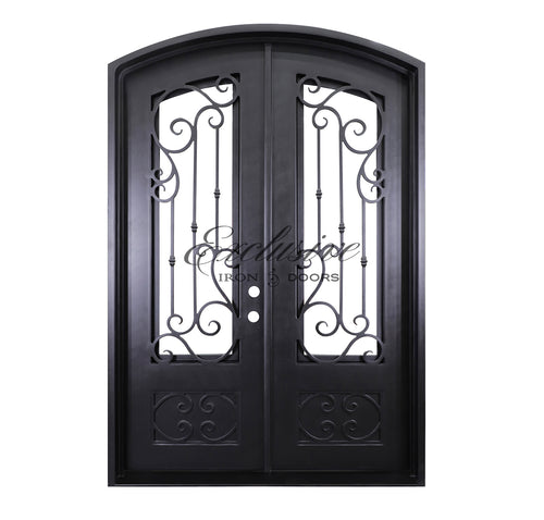 Brewster Double Eyebrow Iron Door