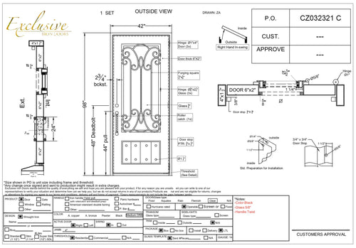 CZ032321 C– 42″x98″