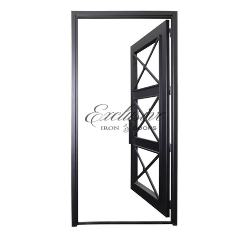 Cabrini Single Square Iron Door