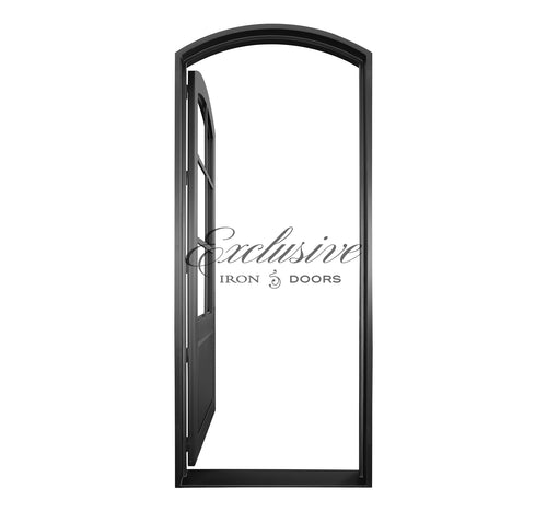 Custom Eleanor Single with Panel Iron Door