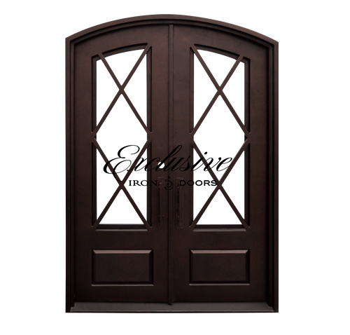 Diamond Double Eyebrow Iron Door