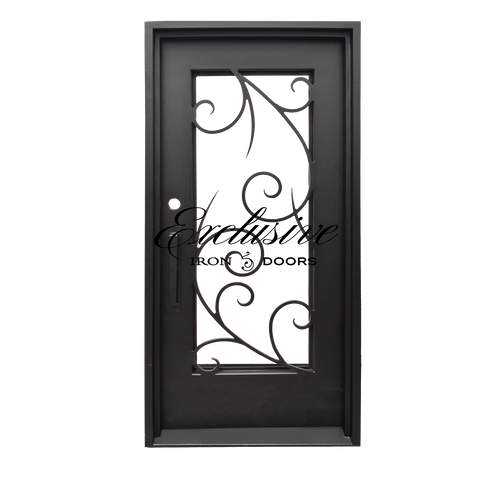 Pauline Single Square Iron Door