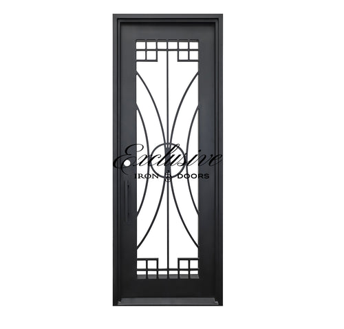 Canyon Single Square Iron Door
