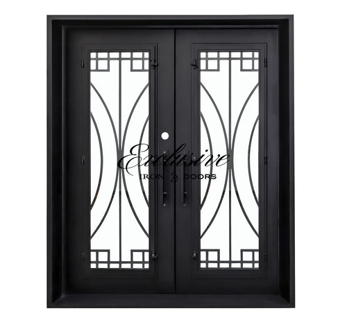 Canyon Double Square Iron Door