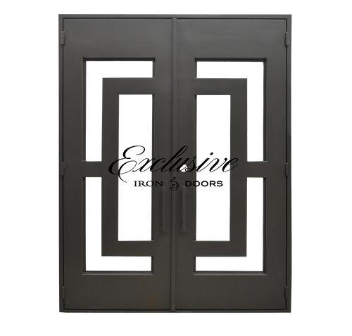 Camino Thick Double Square Iron Door