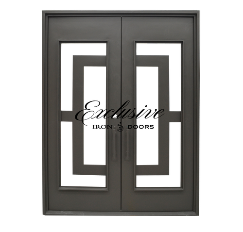 Camino Thick Double Square Iron Door