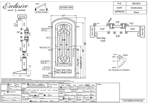 052-03-A – 41″ x 98″