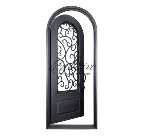 Juliette Single Round Iron Door