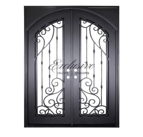 Crestwood Double Square Iron Door