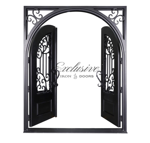 Custom Roxane double square Iron Door