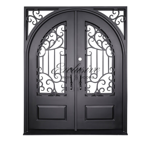 Custom Roxane double square Iron Door