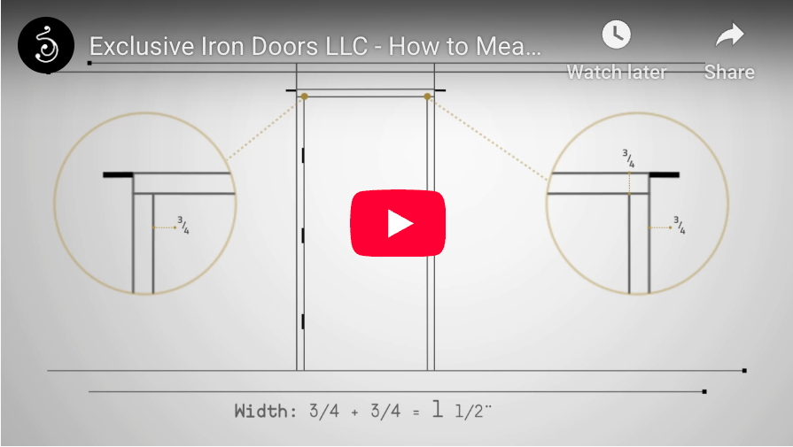 How to Measure - Exclusive Iron Doors