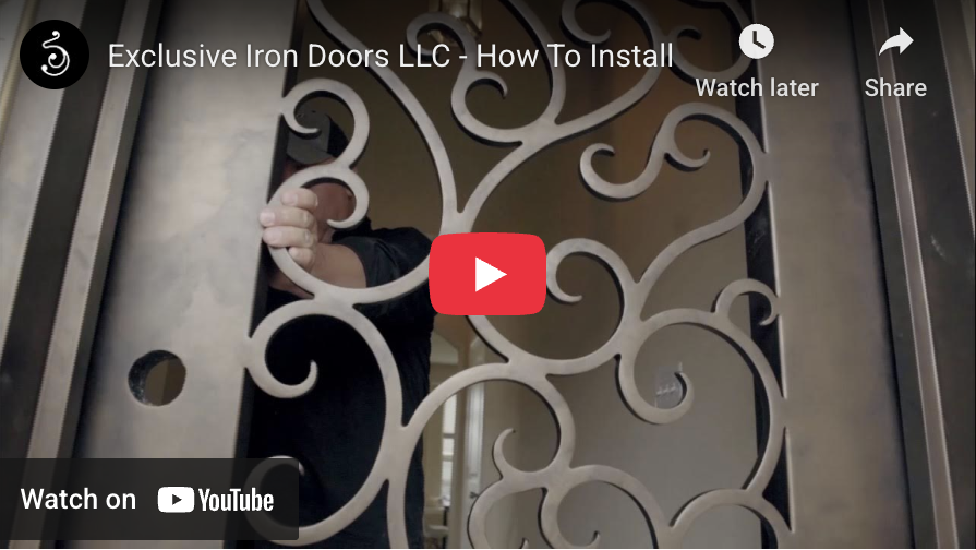 How To Install - Exclusive Iron Doors