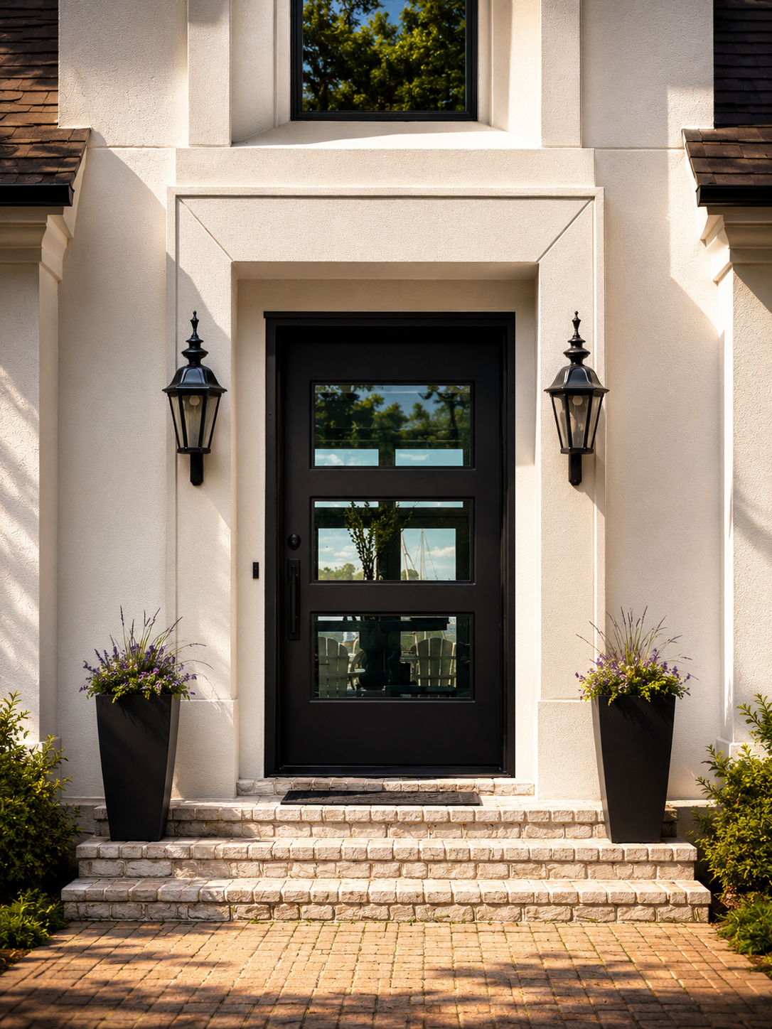 Kearney Single Modern Iron Door