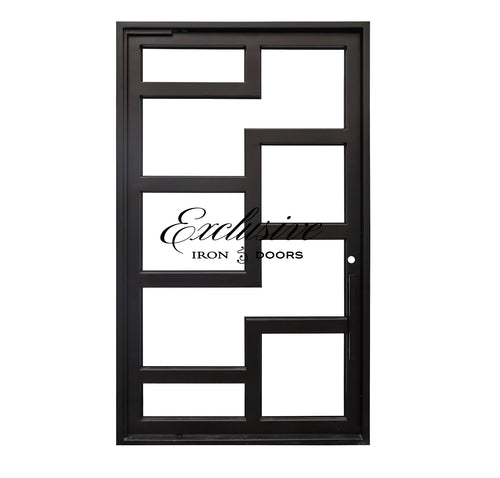 Tulum Pivot Iron Door