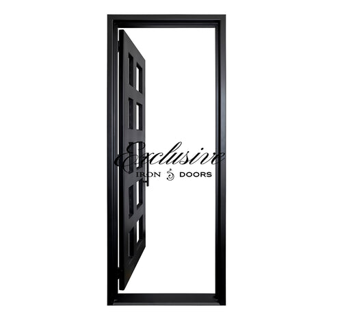 Elm Single Square Iron Door
