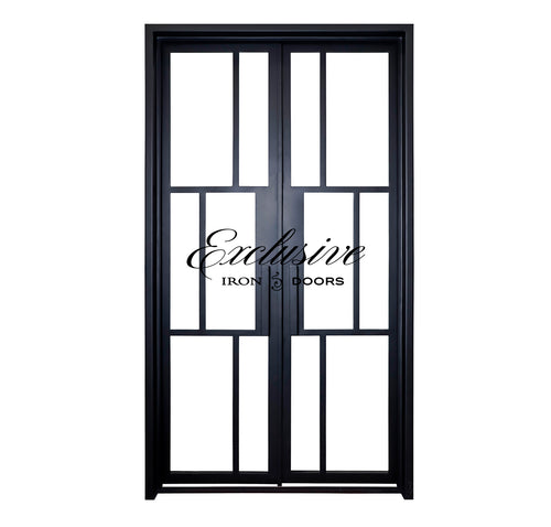 Steele Double Square Steel Door