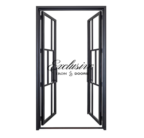 Steele Double Square Steel Door