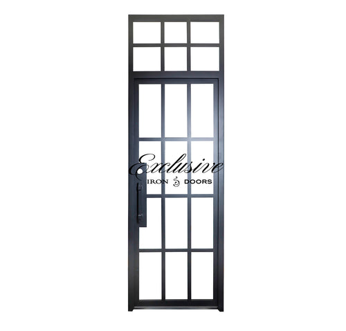 Custom Riva 12 Lites Steel Door