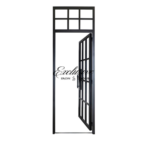 Custom Riva 12 Lites Steel Door
