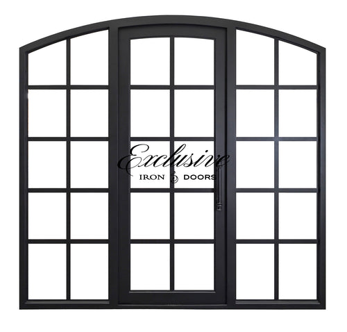 Custom Riva 10 Lites Steel Door