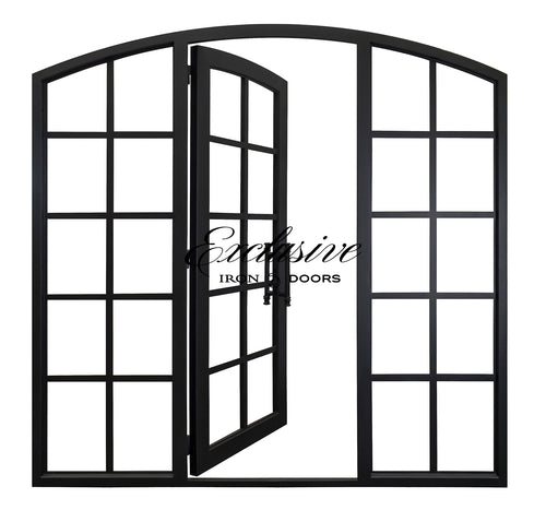 Custom Riva 10 Lites Steel Door