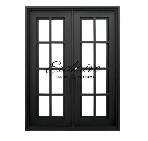 Elena Double Square Iron Door
