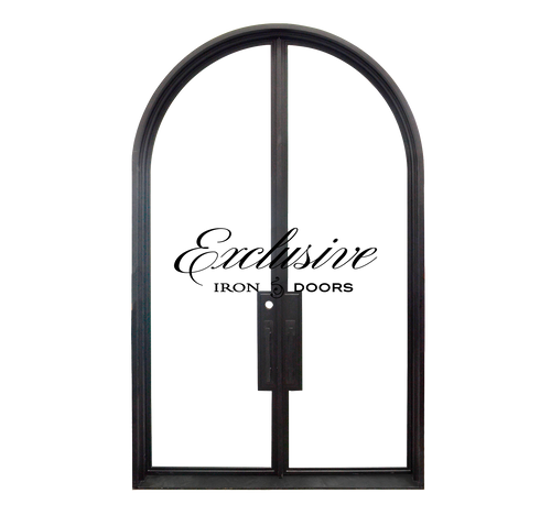 Riva Double Round No Mulls Steel Door