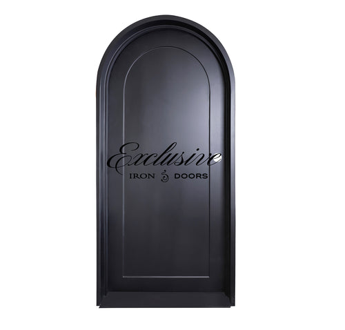 Solid Single Round Iron Door