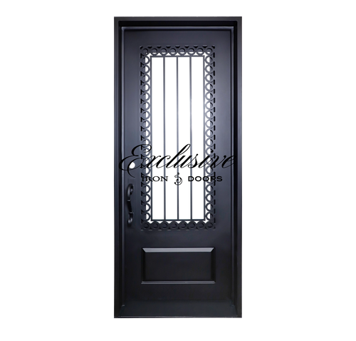 Agatha Single Square Iron Door