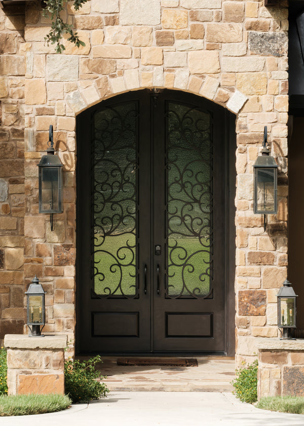 Roxane Double Square Iron Door