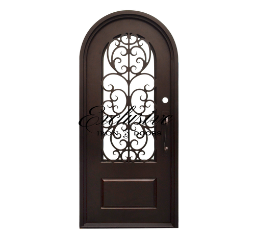 Custom Owen Single Round Iron Door