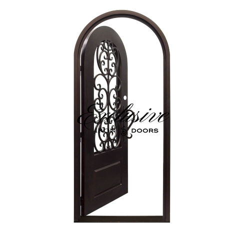 Custom Owen Single Round Iron Door
