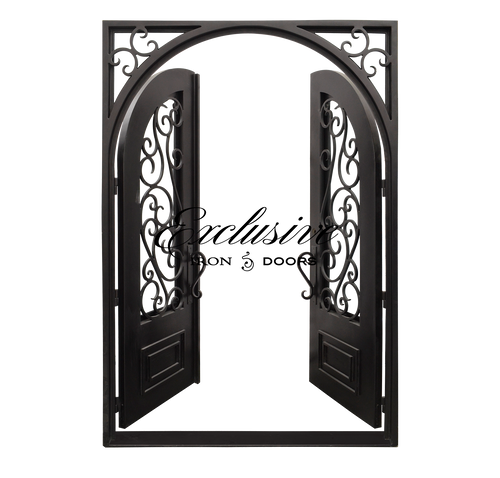 Heritage Double Square Iron Door