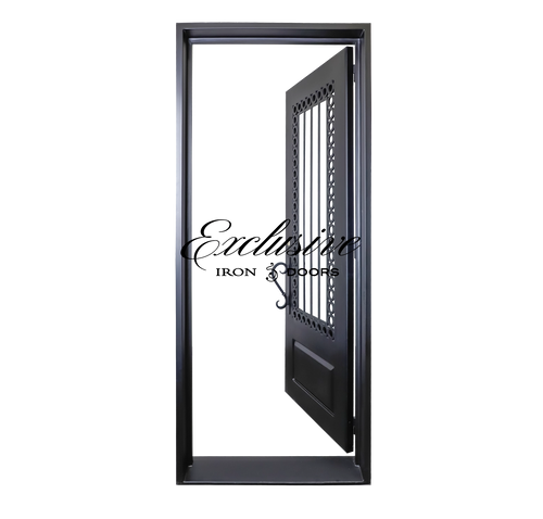 Agatha Single Square Iron Door