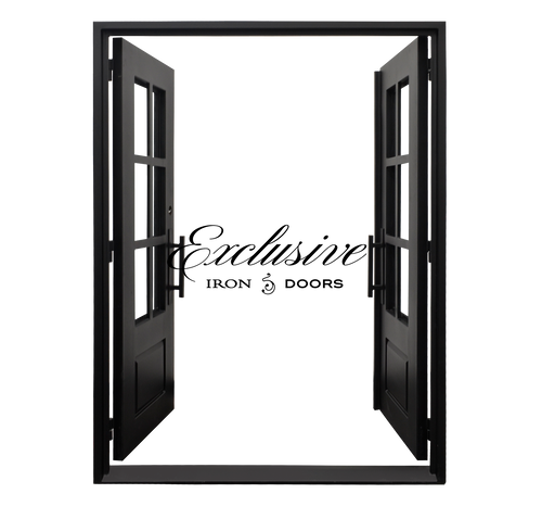 Eleanor Double Square Iron Door