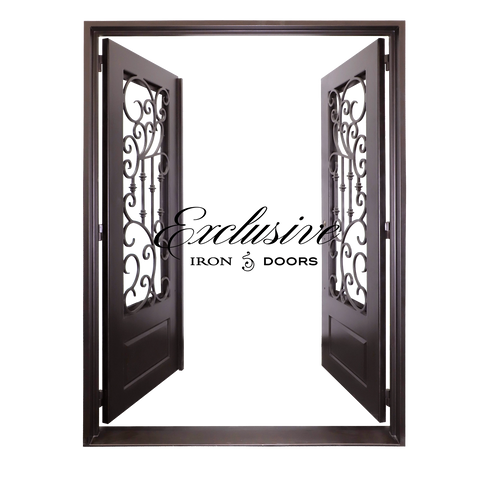 Roxane Double Square Iron Door