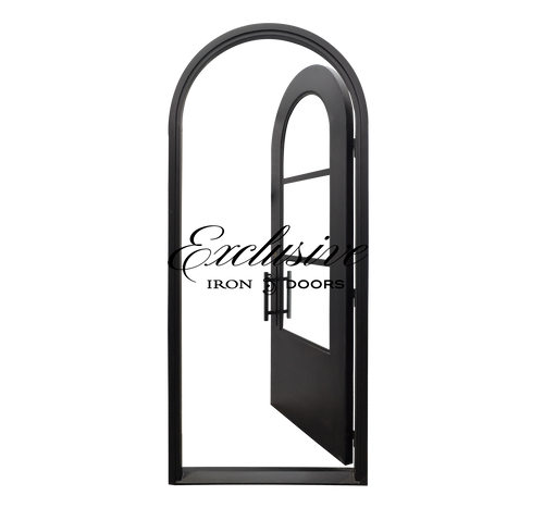Custom Fairhill Single Round Iron Door