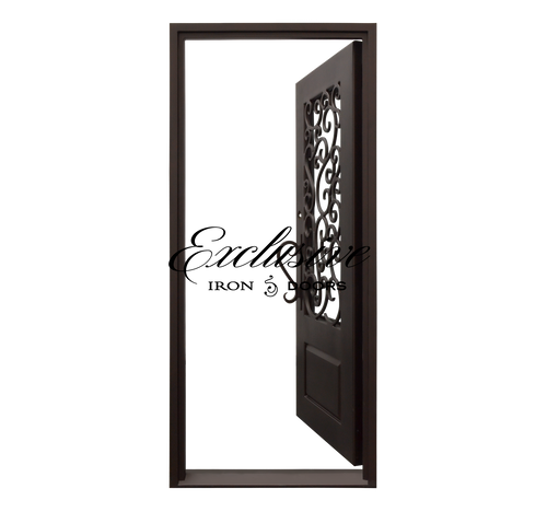 Juliette Single Square Iron Door