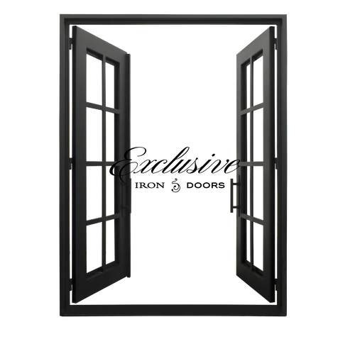 Elena Double Square Iron Door