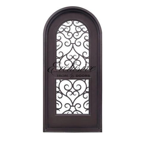 Bowery Single Round Iron Door