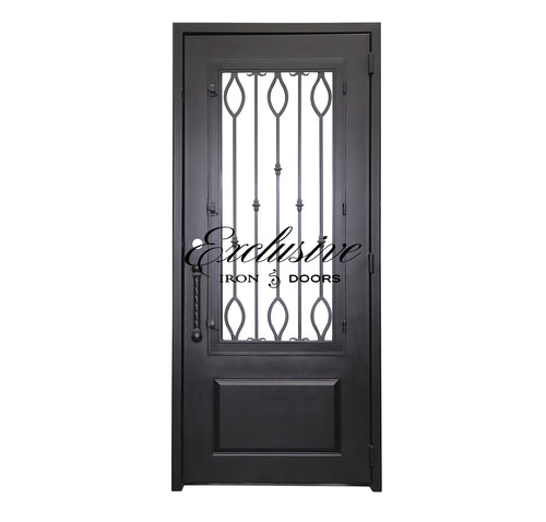 Florence Single Square Iron door