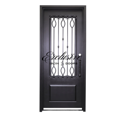 Florence Single Square Iron door
