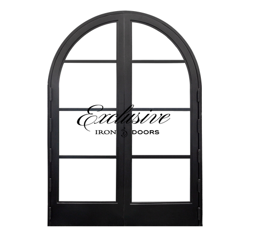 Vauthier Double Round Iron Door