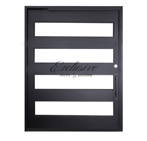 Kearney 4 Lite Pivot Iron Door