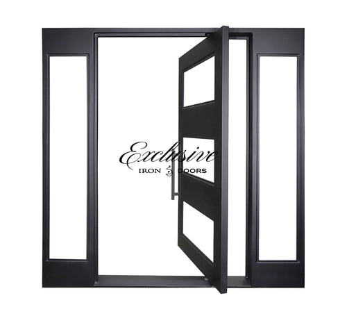 Kearney Pivot Iron Door